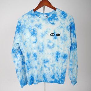 Clare V Tie Dye Sweatshirt With Eyes. Size M
